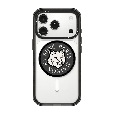 Maison Kitsuné Dove White Fox Head Gripstand
