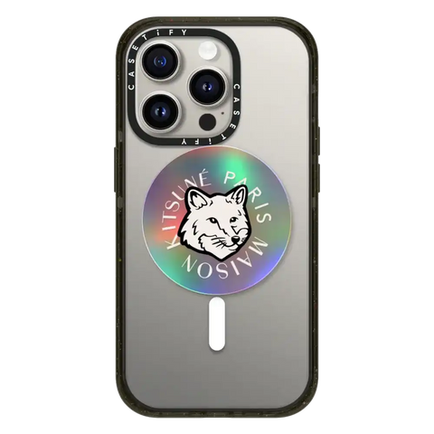 Maison Kitsuné Dove White Fox Head Gripstand