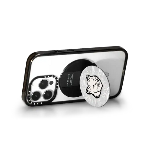 Maison Kitsuné Dove White Fox Head Gripstand
