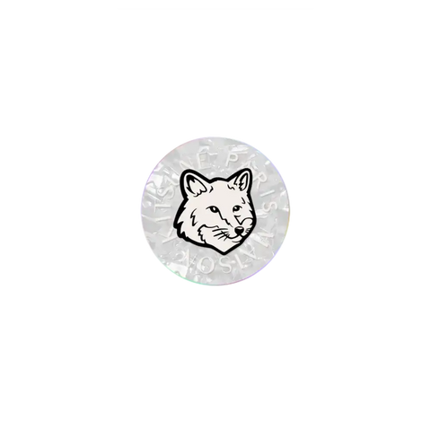 Maison Kitsuné Dove White Fox Head Gripstand