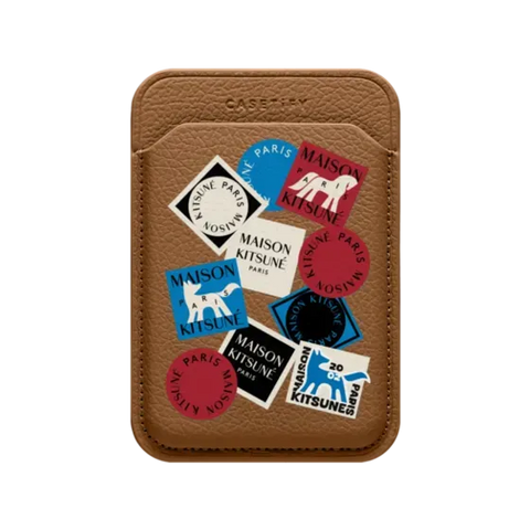 Maison Kitsuné Art Gallery Fox Sticker Snappy Wallet