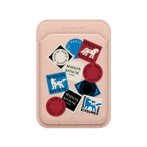 Maison Kitsuné Art Gallery Fox Sticker Snappy Wallet