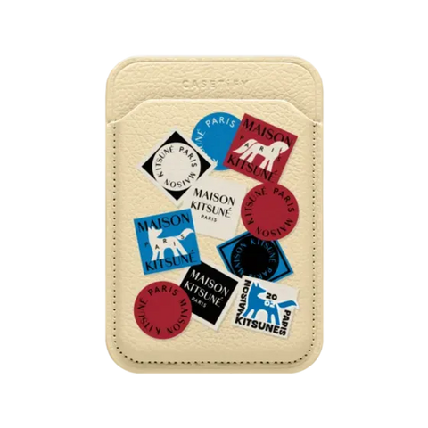 Maison Kitsuné Art Gallery Fox Sticker Snappy Wallet