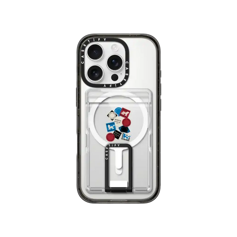 Maison Kitsuné Art Gallery Fox Sticker Snappy Wallet
