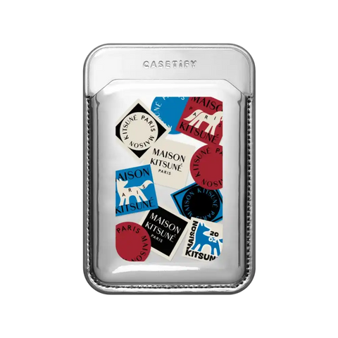 Maison Kitsuné Art Gallery Fox Sticker Snappy Wallet