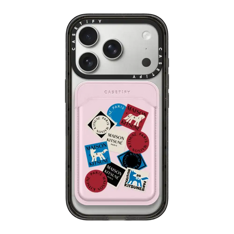 Maison Kitsuné Art Gallery Fox Sticker Snappy Wallet
