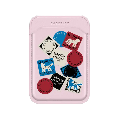 Maison Kitsuné Art Gallery Fox Sticker Snappy Wallet