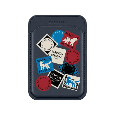 Maison Kitsuné Art Gallery Fox Sticker Snappy Wallet