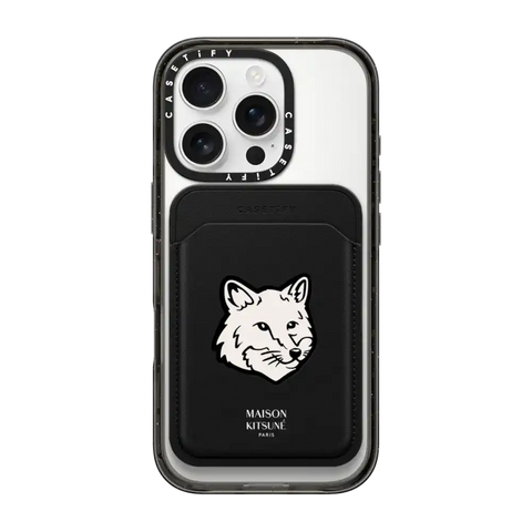 Maison Kitsuné Signature Fox Head Snappy Wallet