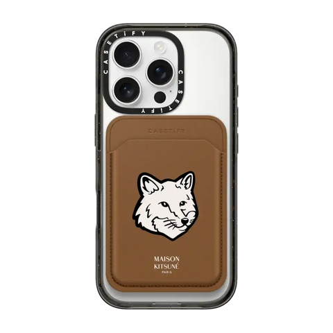 Maison Kitsuné Signature Fox Head Snappy Wallet