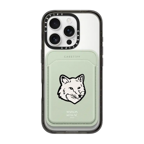 Maison Kitsuné Signature Fox Head Snappy Wallet