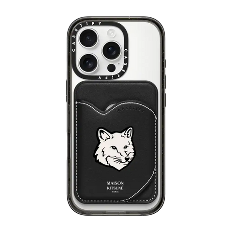 Maison Kitsuné Signature Fox Head Snappy Wallet