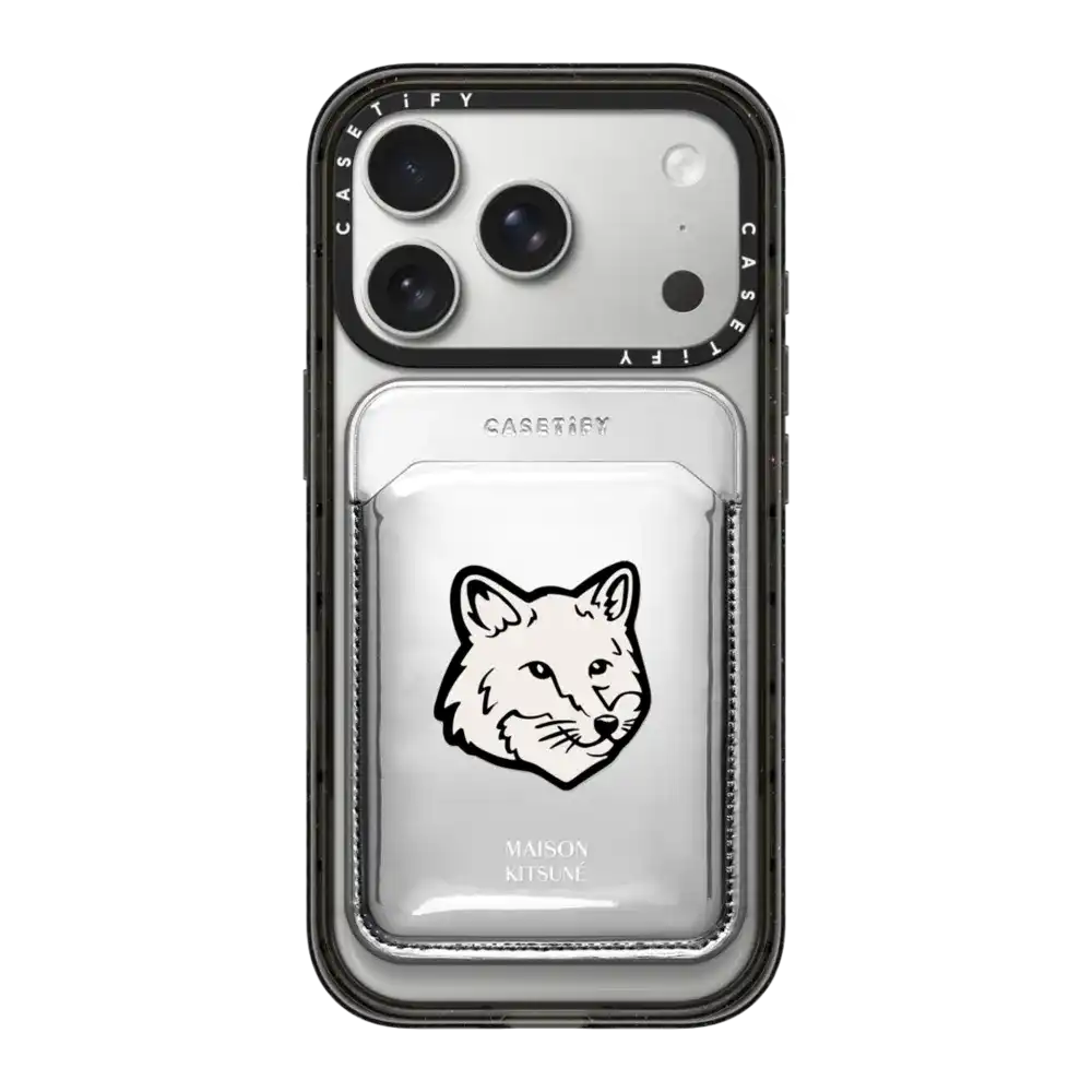 Maison Kitsuné Signature Fox Head Snappy Wallet