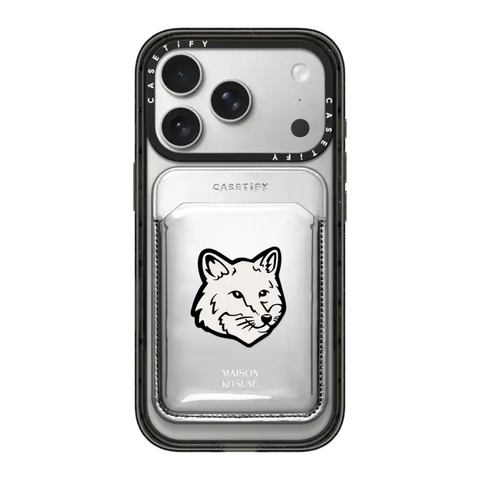 Maison Kitsuné Signature Fox Head Snappy Wallet