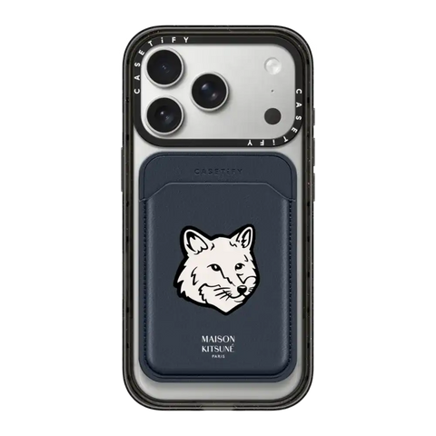 Maison Kitsuné Signature Fox Head Snappy Wallet