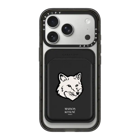 Maison Kitsuné Signature Fox Head Snappy Wallet