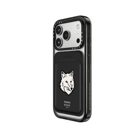 Maison Kitsuné Signature Fox Head Snappy Wallet