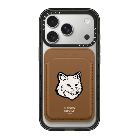 Maison Kitsuné Signature Fox Head Snappy Wallet