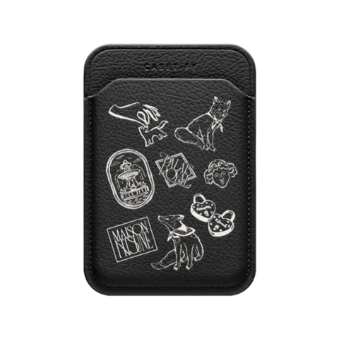 Maison Kitsuné Art Nouveau Stamps Snappy Wallet