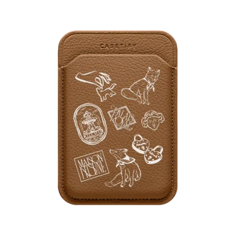 Maison Kitsuné Art Nouveau Stamps Snappy Wallet
