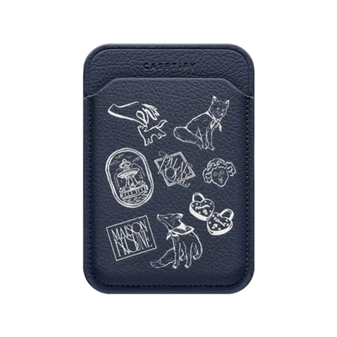 Maison Kitsuné Art Nouveau Stamps Snappy Wallet