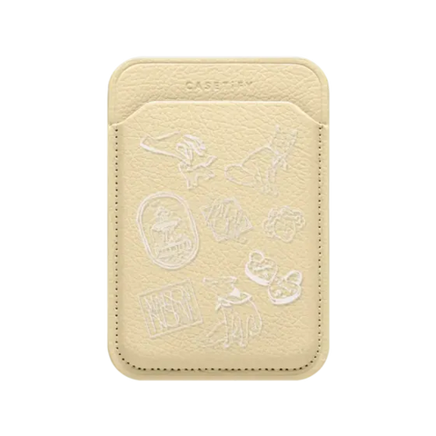 Maison Kitsuné Art Nouveau Stamps Snappy Wallet