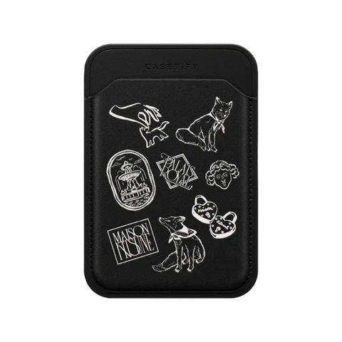 Maison Kitsuné Art Nouveau Stamps Snappy Wallet
