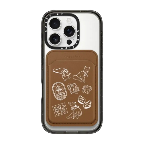 Maison Kitsuné Art Nouveau Stamps Snappy Wallet