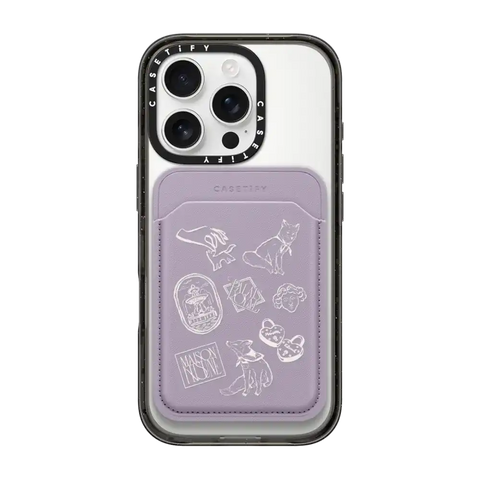 Maison Kitsuné Art Nouveau Stamps Snappy Wallet