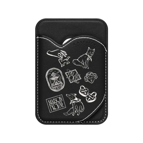 Maison Kitsuné Art Nouveau Stamps Snappy Wallet