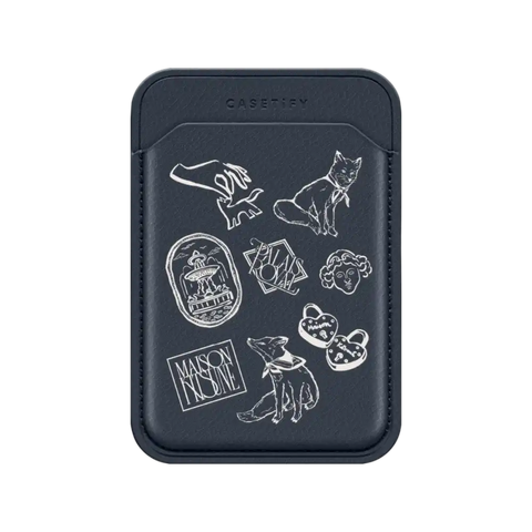 Maison Kitsuné Art Nouveau Stamps Snappy Wallet