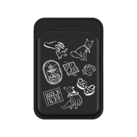 Maison Kitsuné Art Nouveau Stamps Snappy Wallet