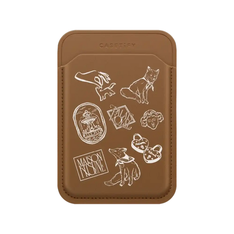 Maison Kitsuné Art Nouveau Stamps Snappy Wallet