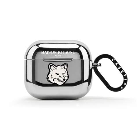 Maison Kitsuné Dove White Fox Head Earbuds Case
