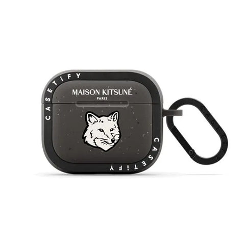 Maison Kitsuné Dove White Fox Head Earbuds Case