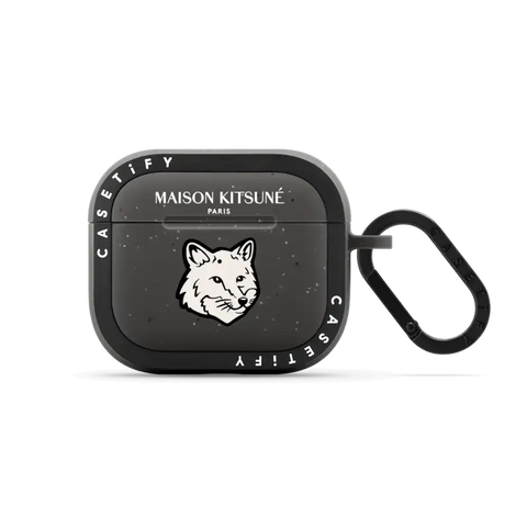 Maison Kitsuné Dove White Fox Head Earbuds Case