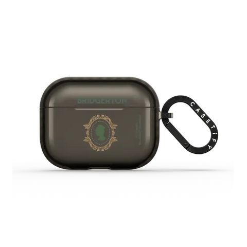 Bridgerton Damask Pattern Earbuds Case
