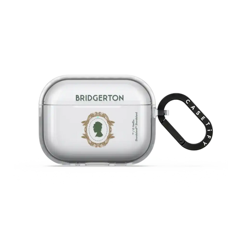 Bridgerton Damask Pattern Earbuds Case