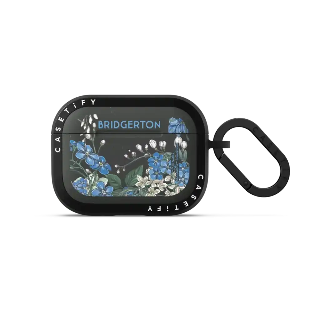 Bridgerton Floral Frame Earbuds Case