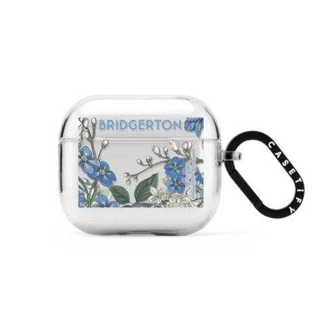 Bridgerton Floral Frame Earbuds Case