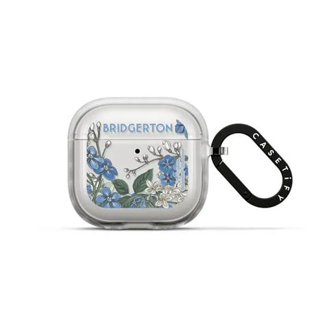 Bridgerton Floral Frame Earbuds Case