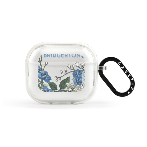 Bridgerton Floral Frame Earbuds Case