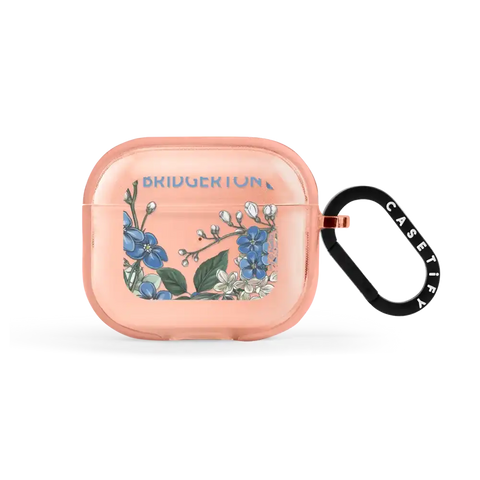 Bridgerton Floral Frame Earbuds Case