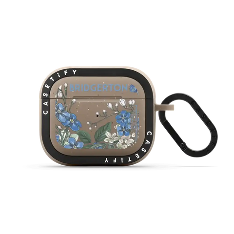 Bridgerton Floral Frame Earbuds Case