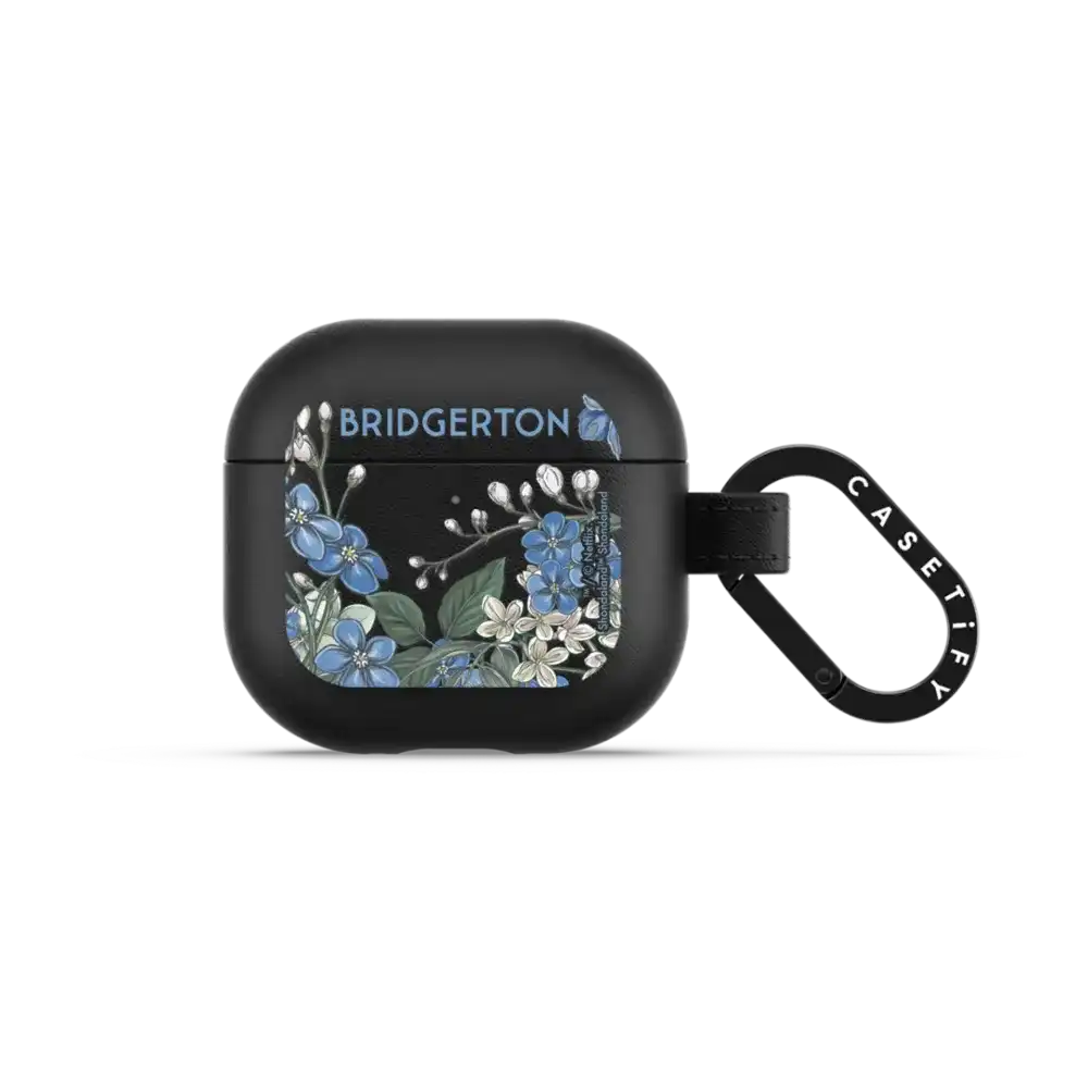 Bridgerton Floral Frame Earbuds Case