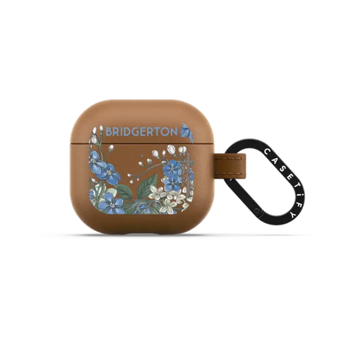 Bridgerton Floral Frame Earbuds Case