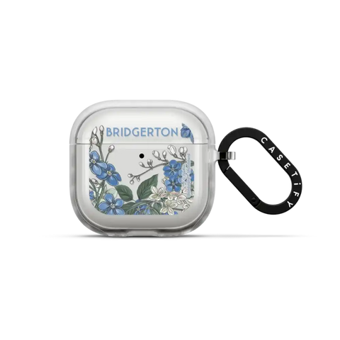 Bridgerton Floral Frame Earbuds Case