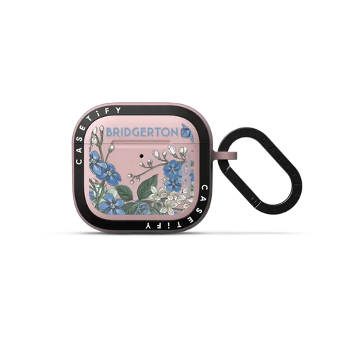 Bridgerton Floral Frame Earbuds Case