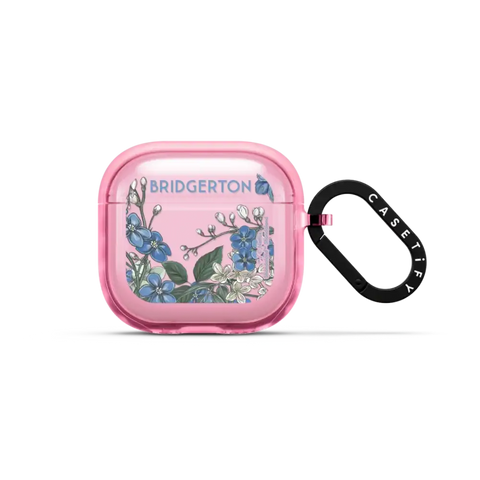 Bridgerton Floral Frame Earbuds Case