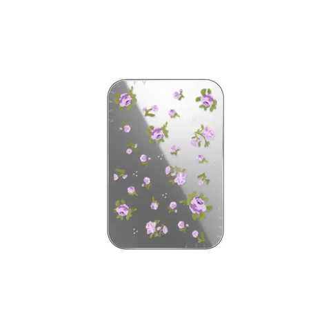 Floral Gingham - Purple